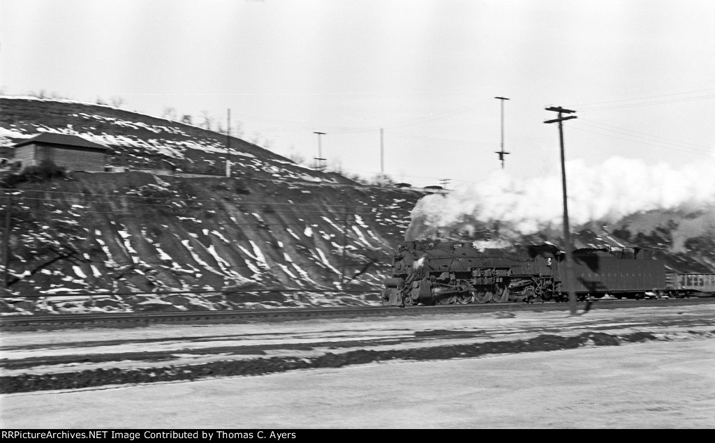 PRR Westbound Freight, #1 of 2, c. 1957